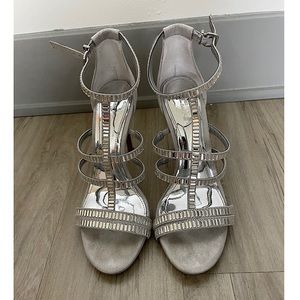 Gianni Bini silver heels